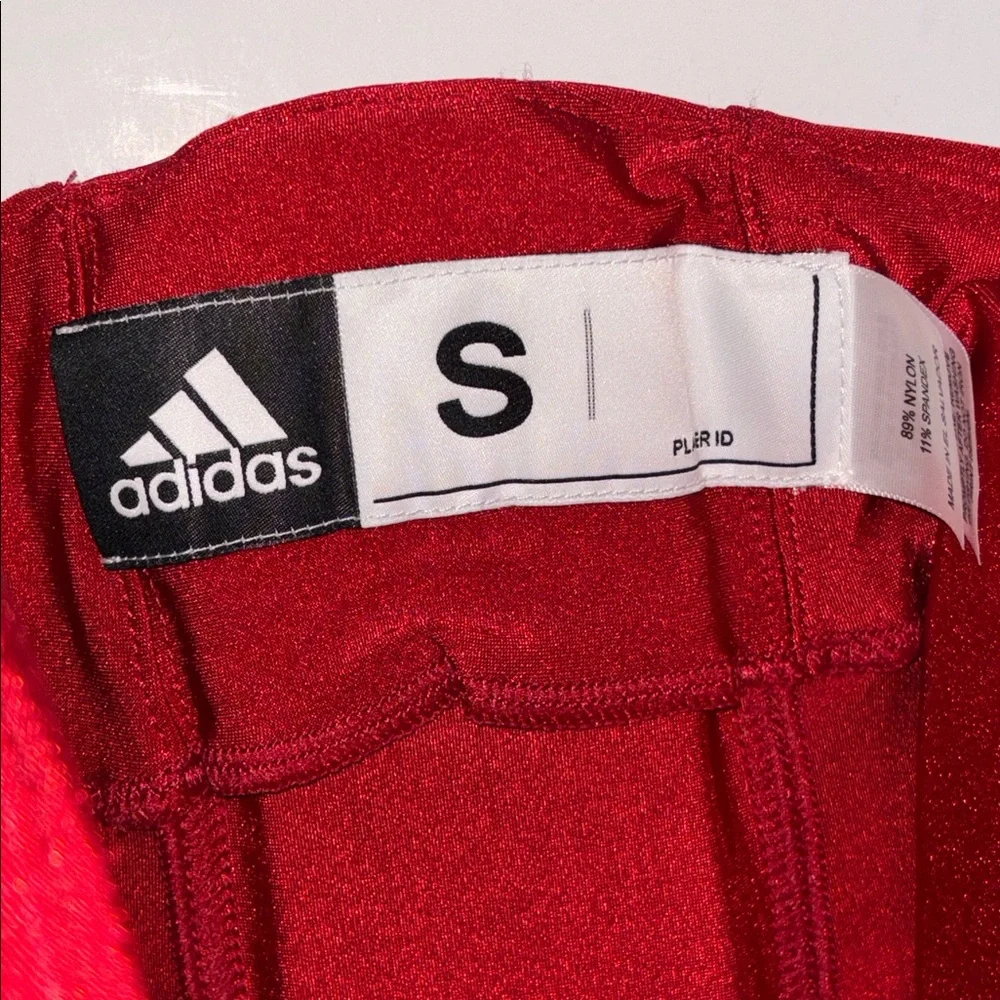 Adidas INTEGRATED PAD PANT ADULT SMALL POWER RED FOOTBALL PADDED PANT SMALL NWT